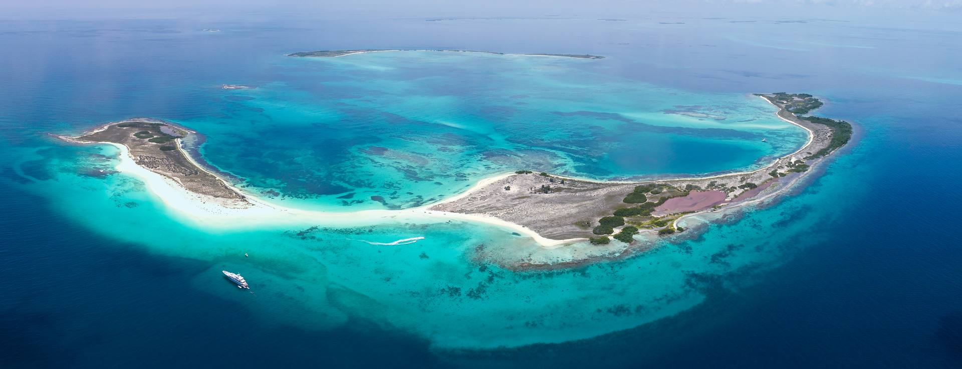 Archipiélago de Los Roques vista aérea